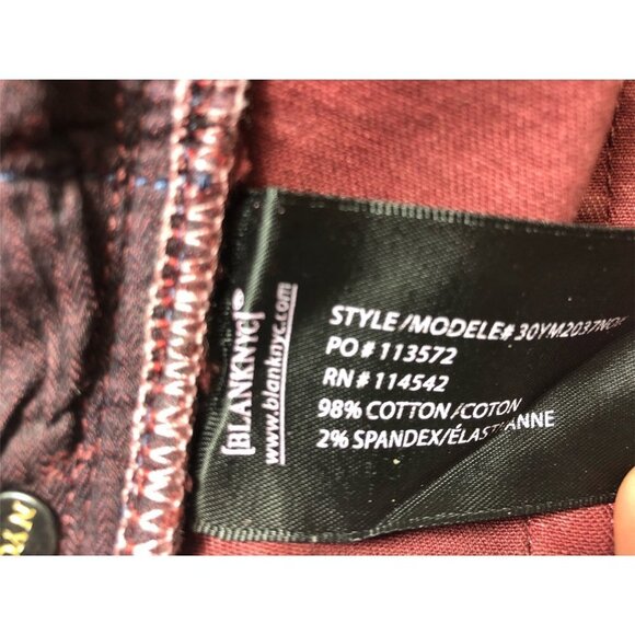 Blank NYC Mens Red Mid Rise Pockets Bermuda Jean Shorts Sz 30 New - Picture 8 of 10